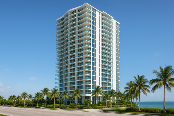 rental in Miami — Edgewater Bay — Studio with water view