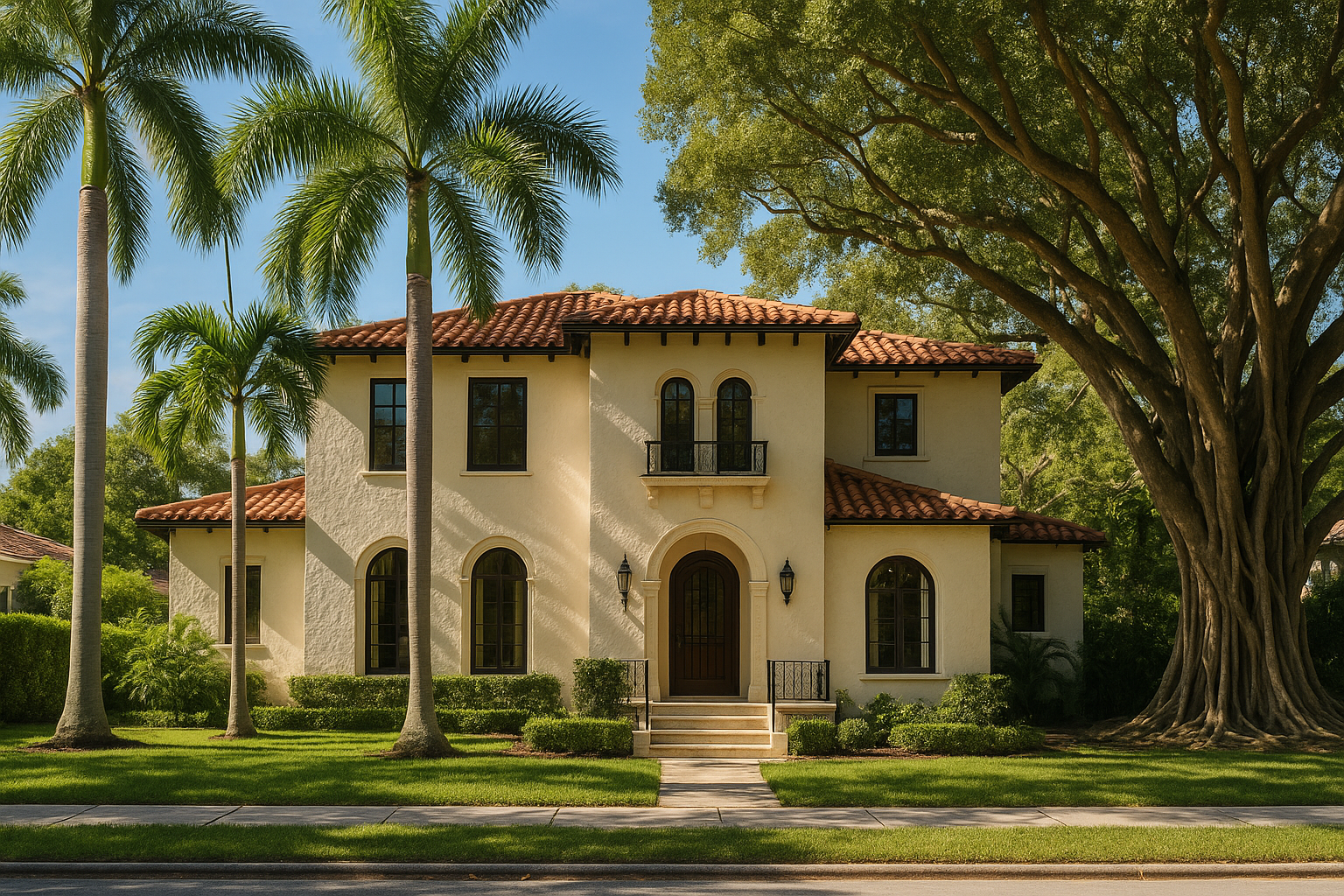 Coral Gables Mediterranean — 3BR home with pool